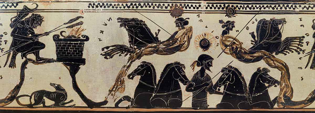 sappho painter lekythos helios