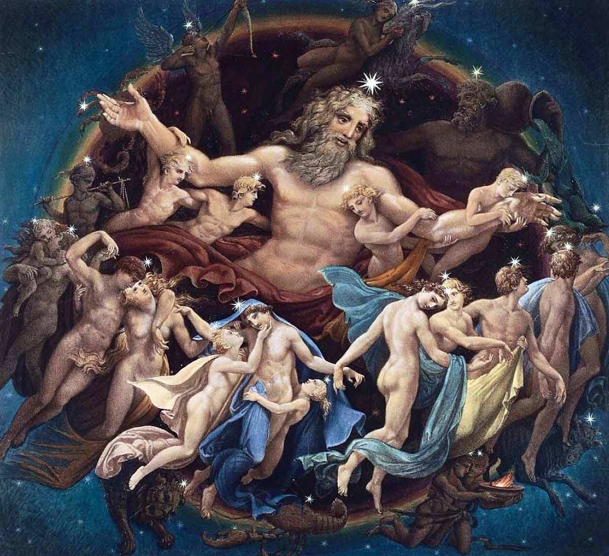 schinkel uranus dance stars painting
