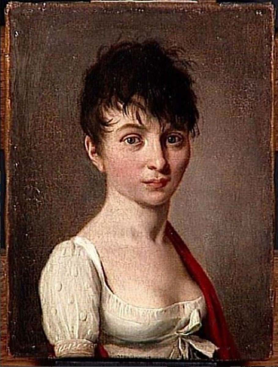 short haired woman