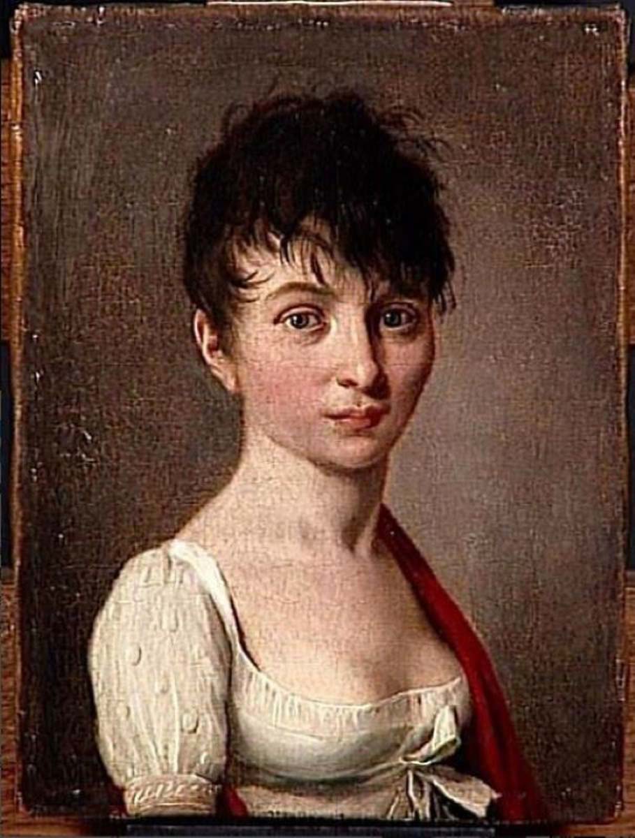 short haired woman