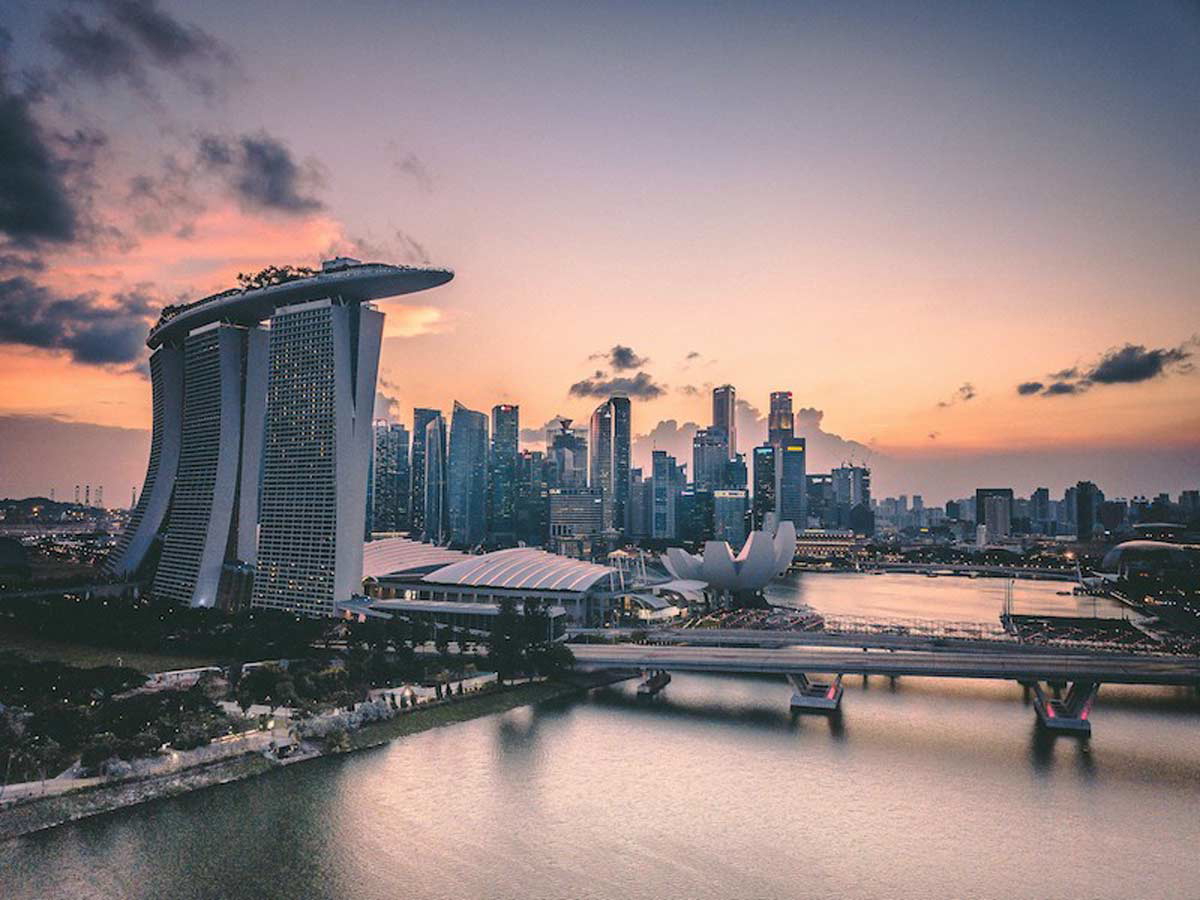 singapore modern city view