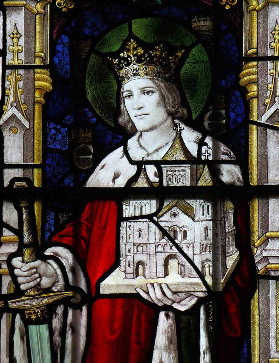 stained glass king edwin northumbria