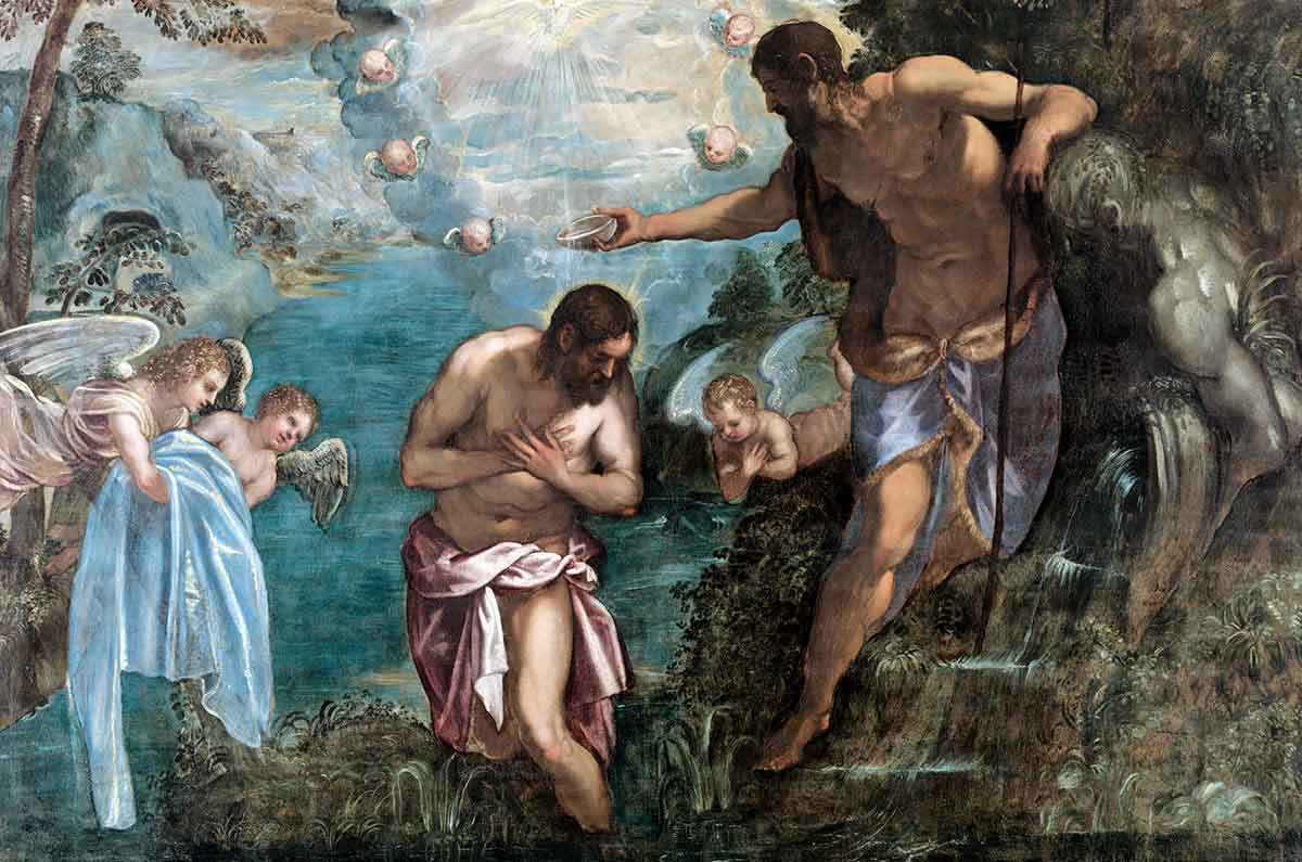tintoretto baptism of christ painting