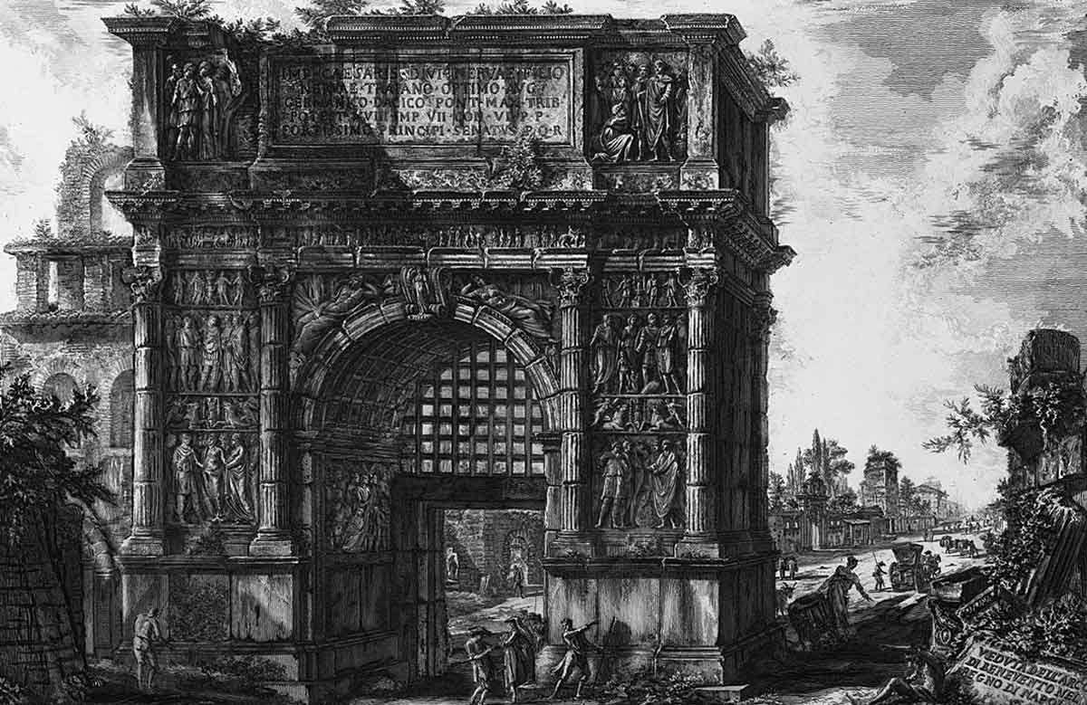 trajan arch beneventum piranesi