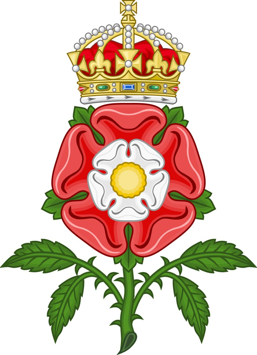 tudor rose slipped crowned