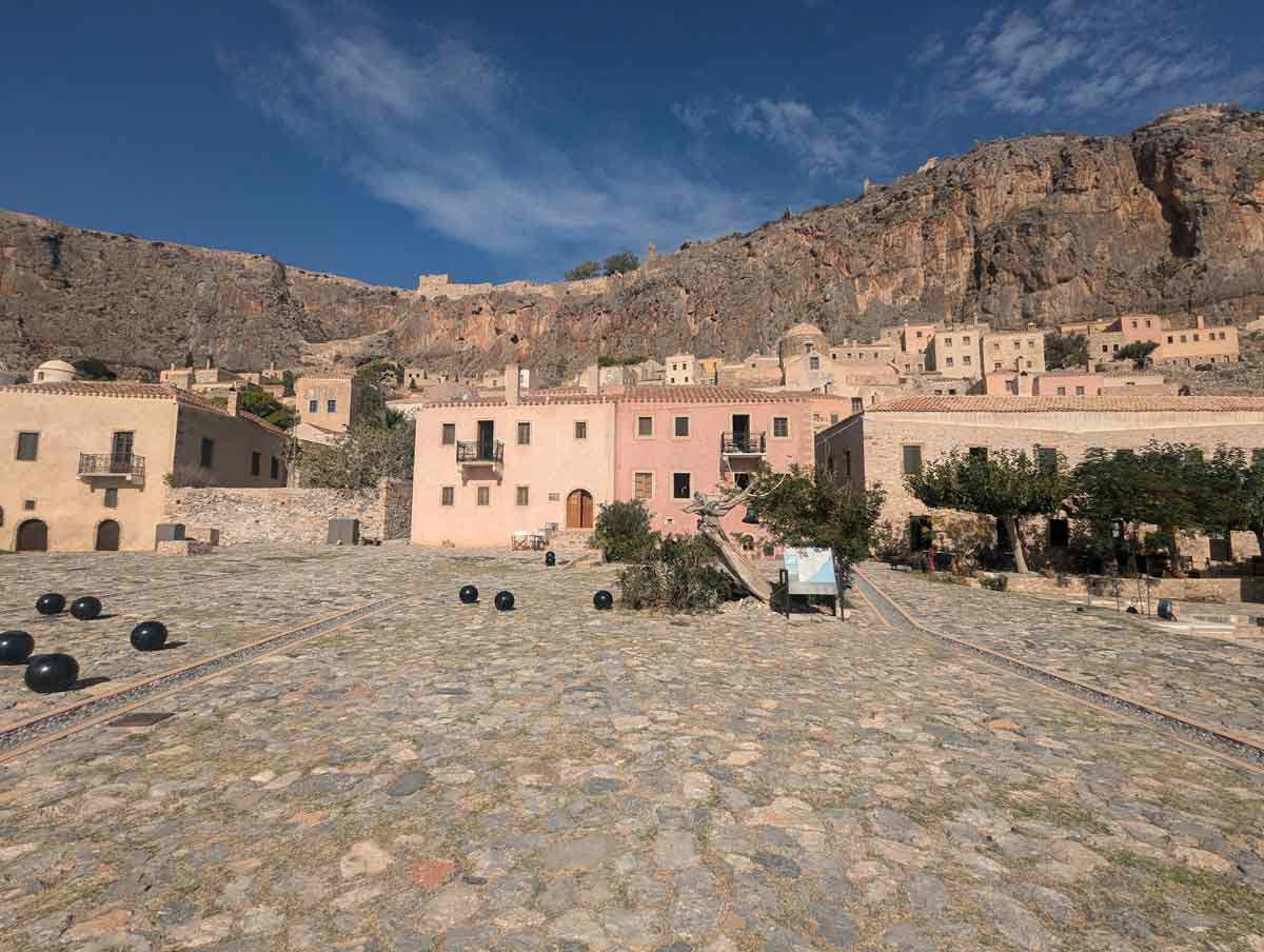 view upper monemvasia