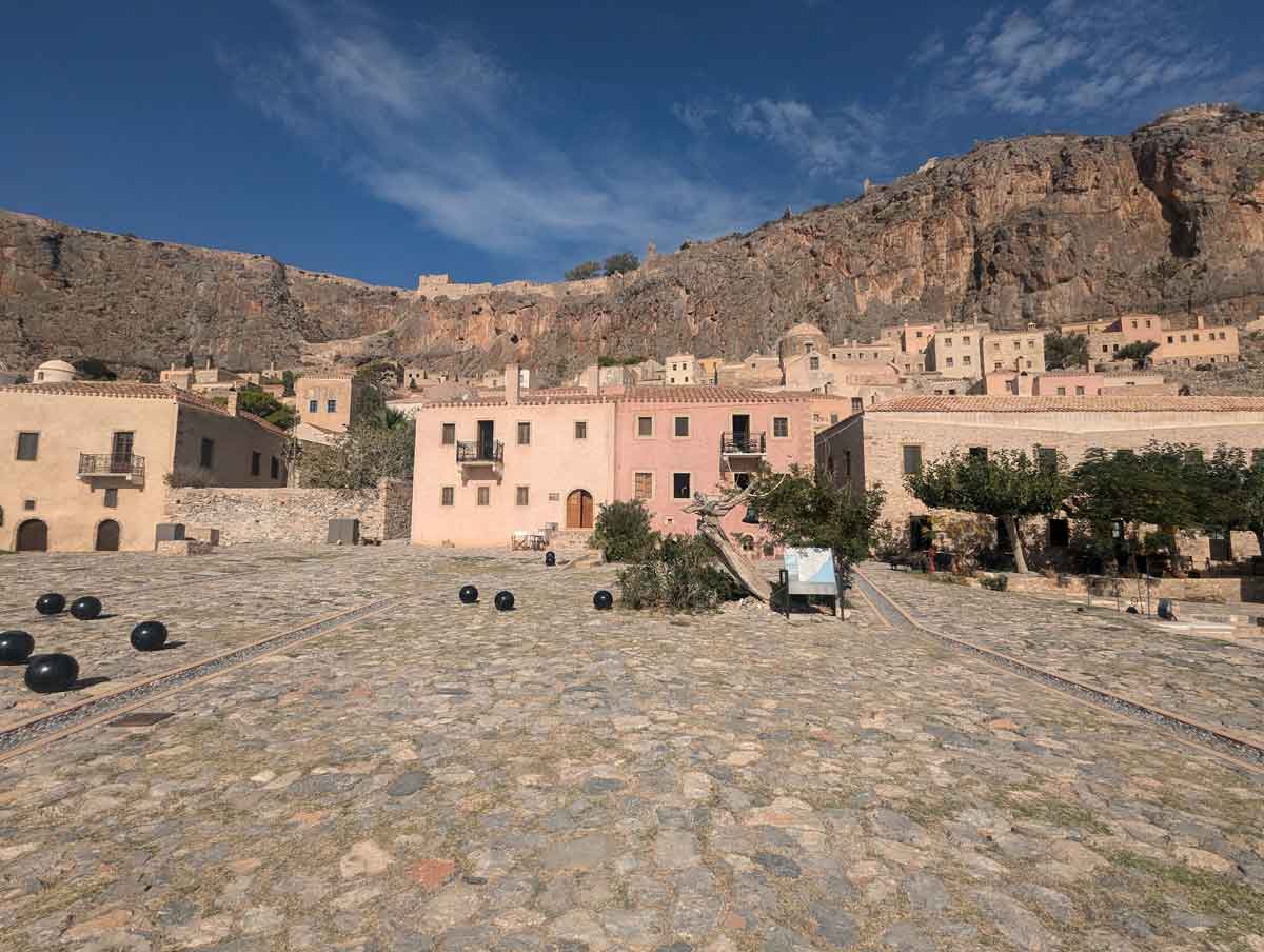 view upper monemvasia