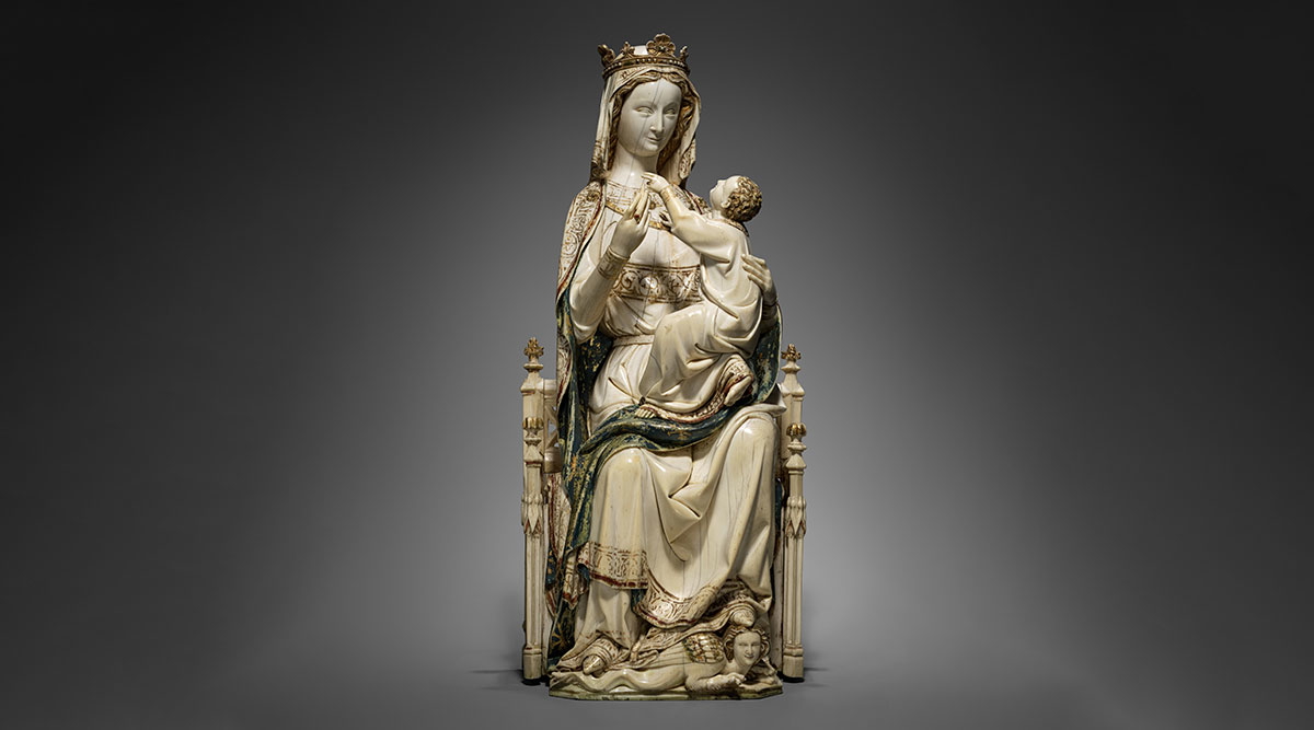 virgin and child ivory