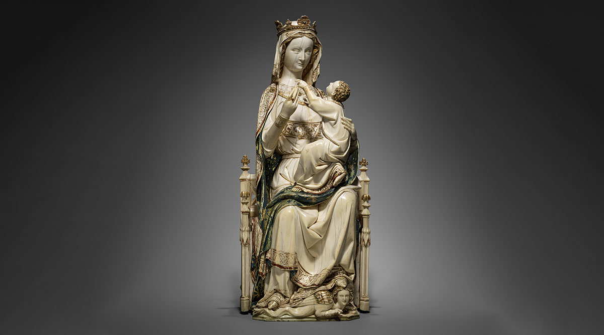 virgin and child ivory