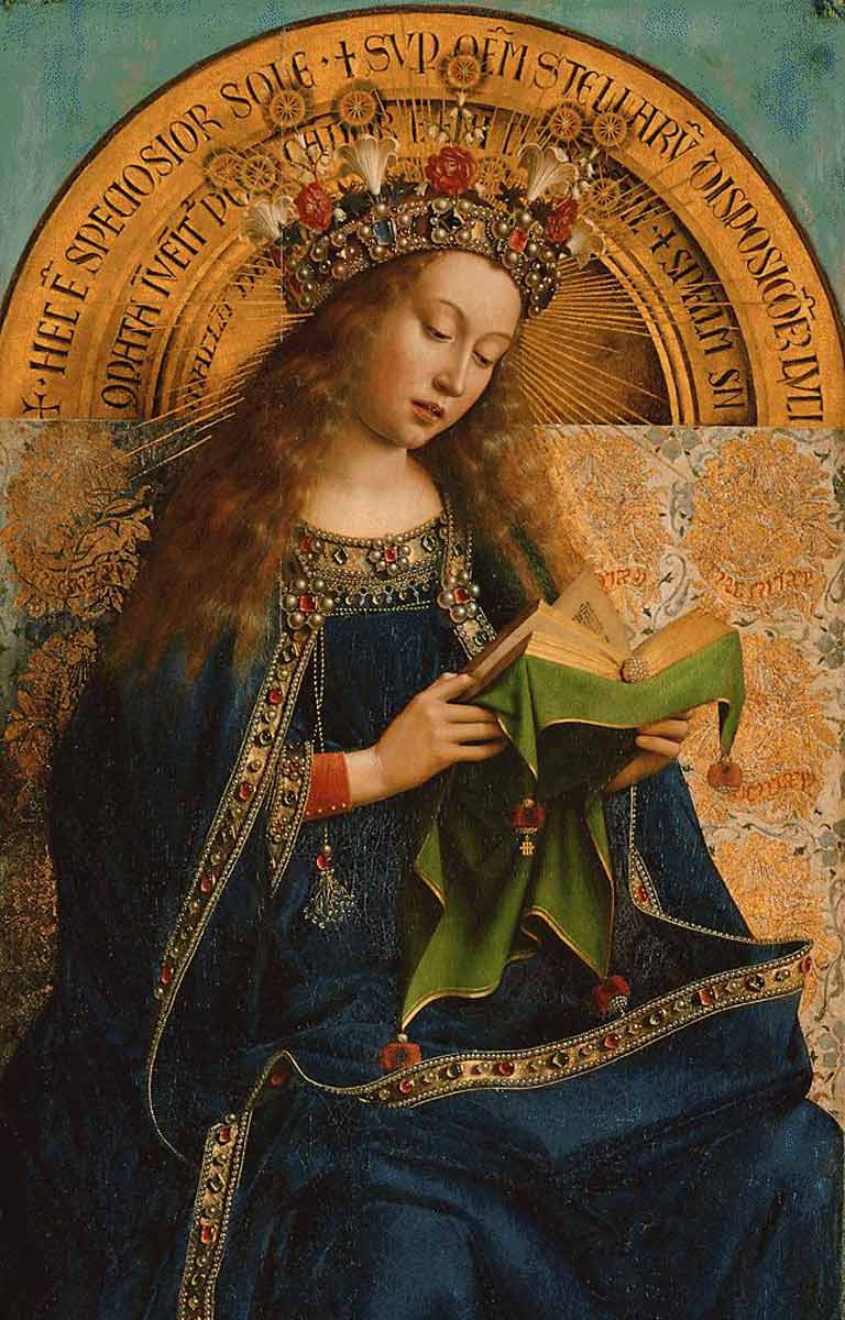 virgin mary ghent altarpiece