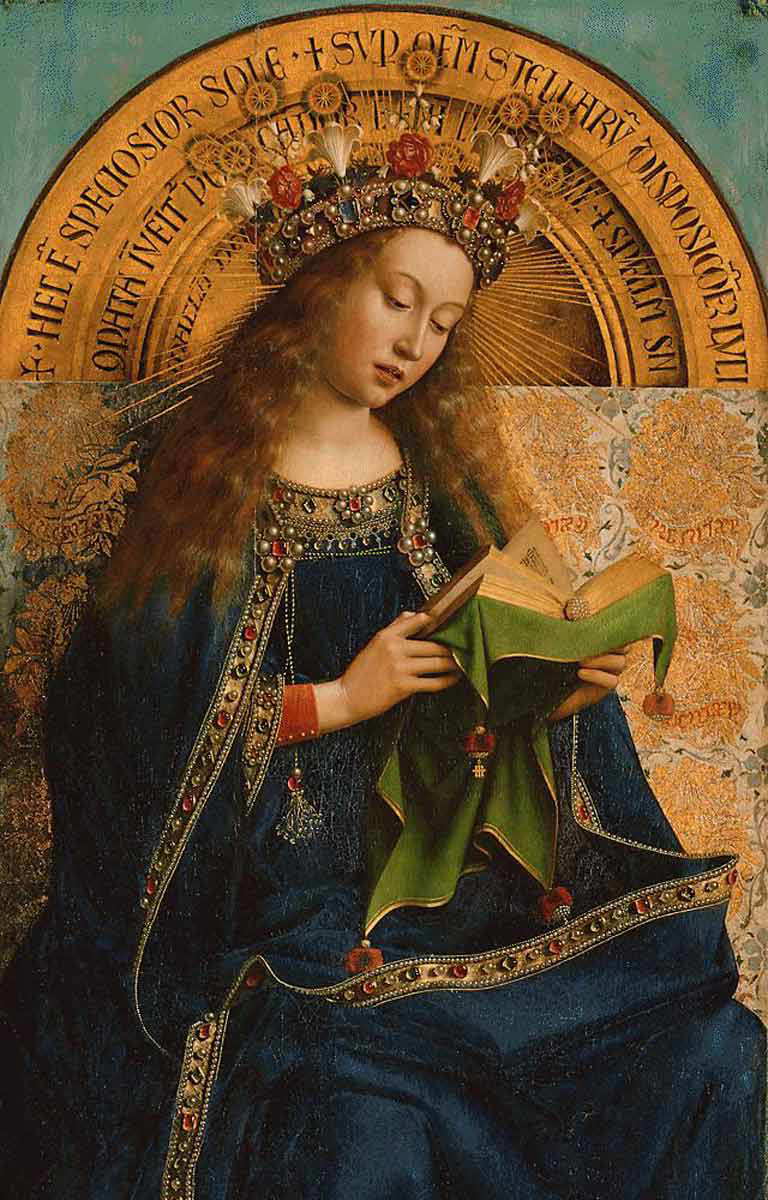 virgin mary ghent altarpiece