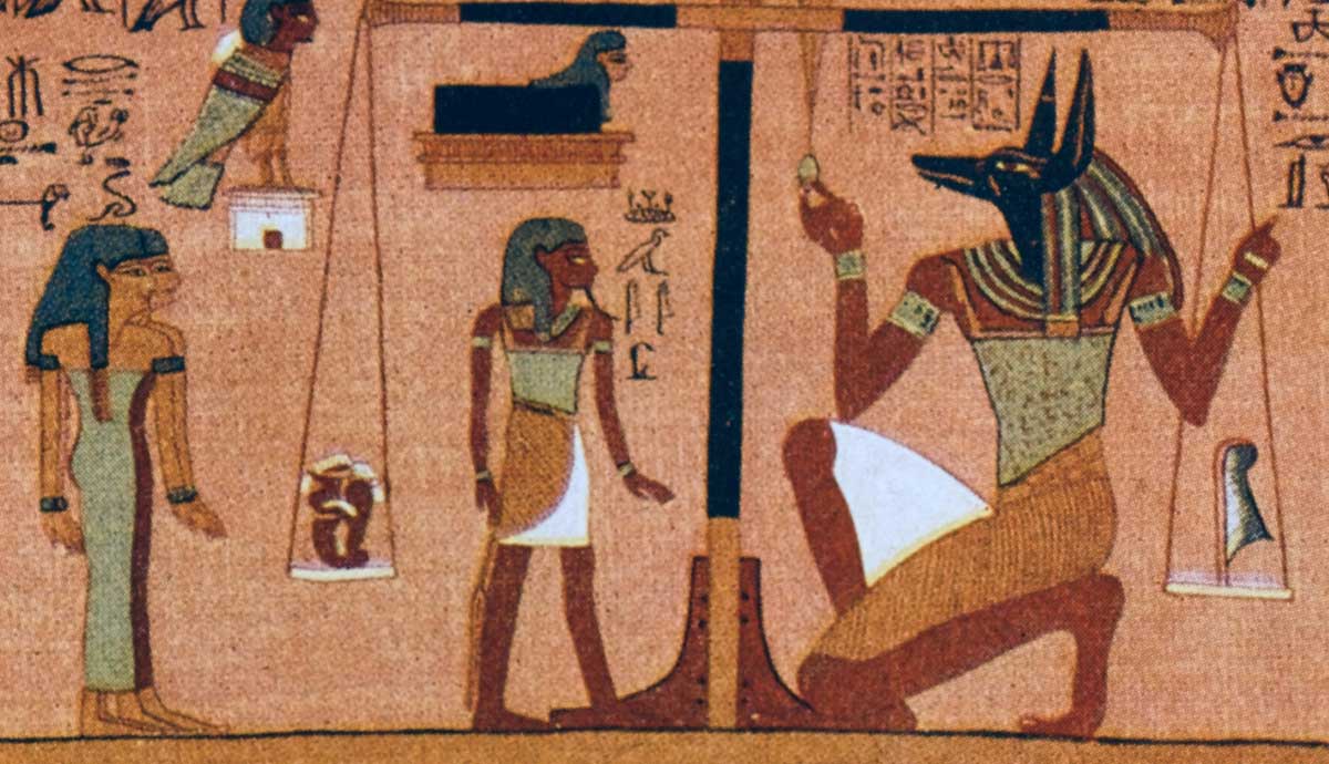 weighing heart ceremony ancient egypt
