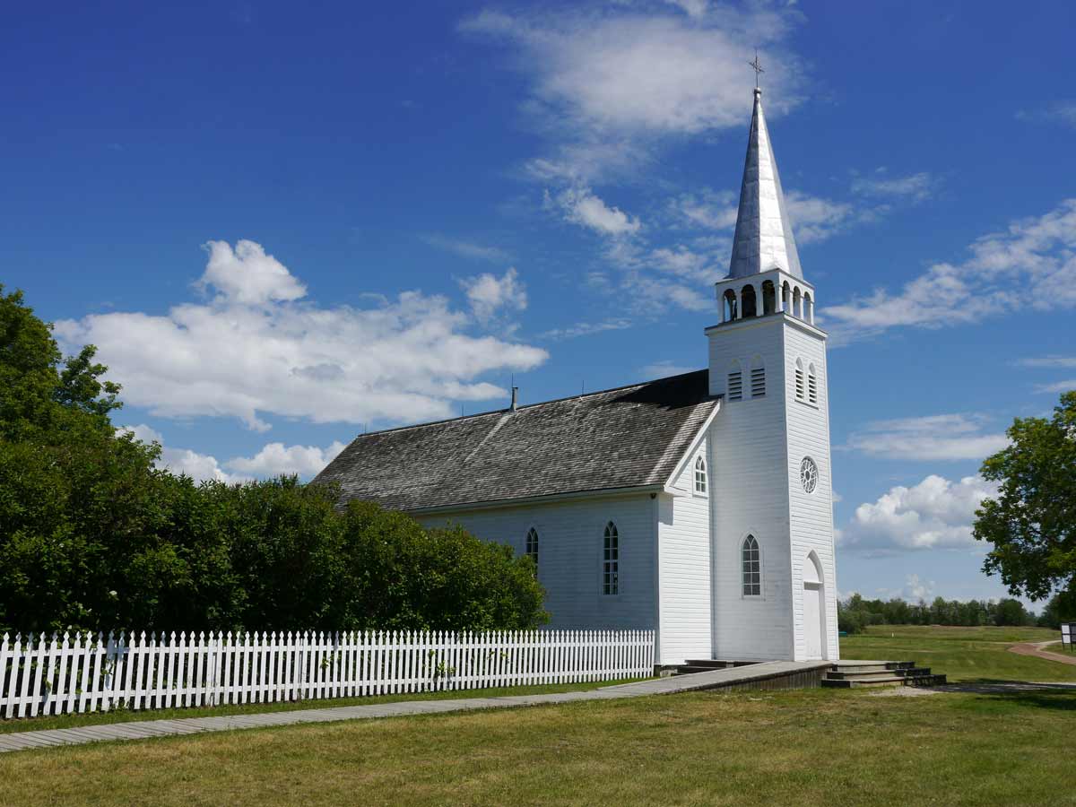 white church batoche