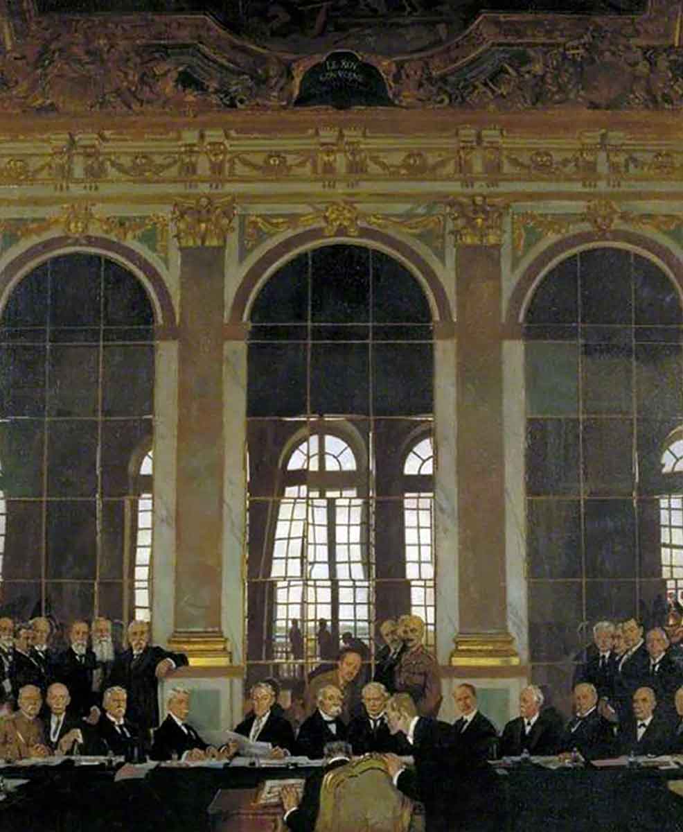 william orpen signing of peace painting