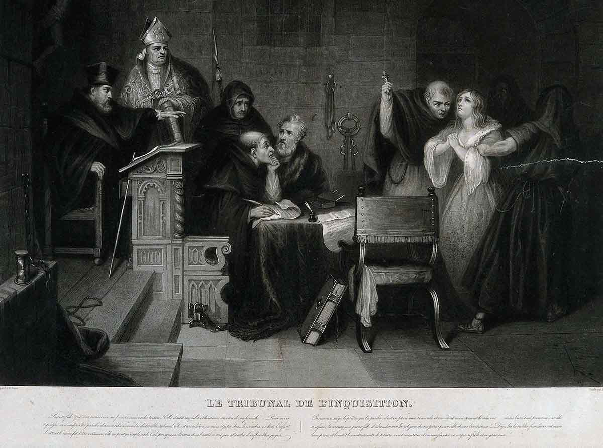 woman pleading spanish inquisition