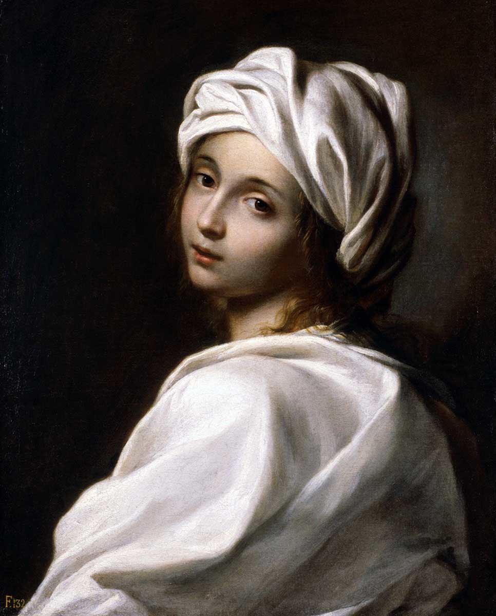 woman wearing a turban caravaggio judith