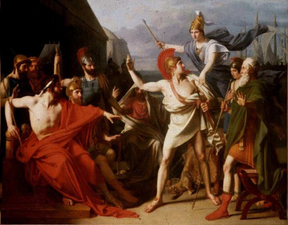 wrath achilles michel martin drolling 1810