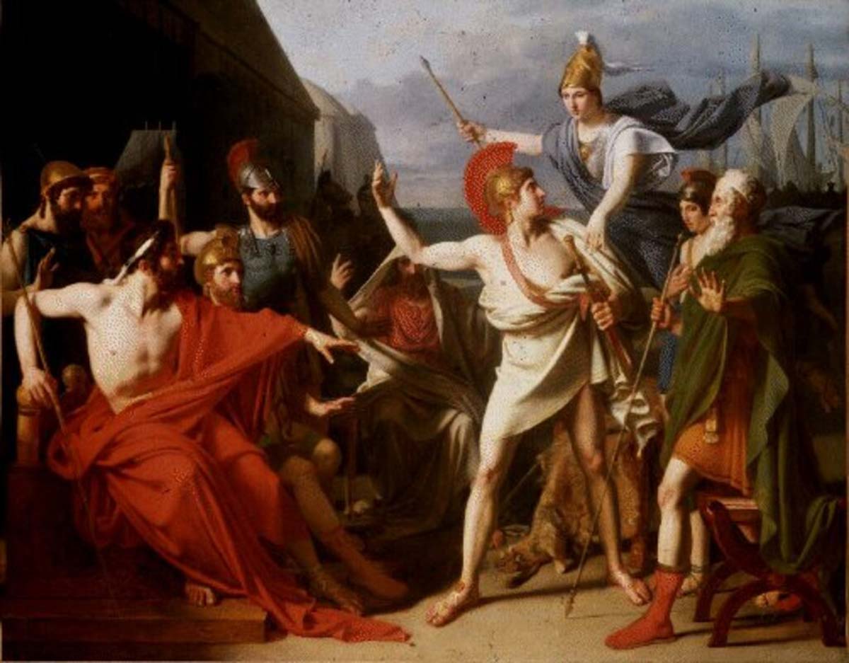 wrath achilles michel martin drolling 1810