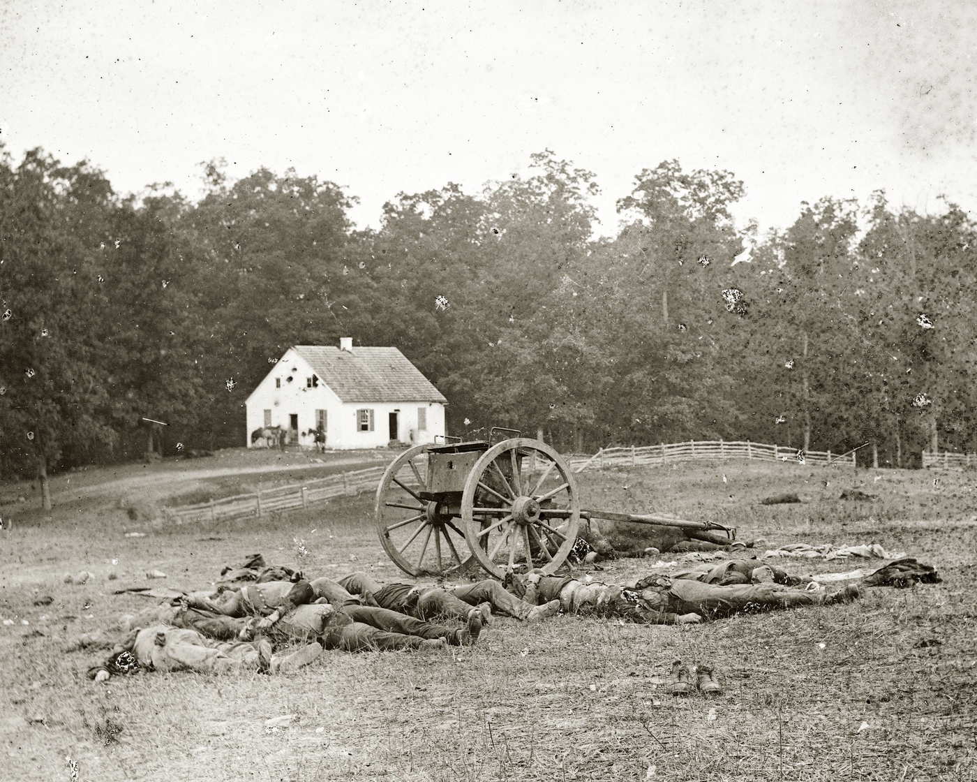 Dead by the Church, by Alexander Gardner, 1862. Source: Wikimedia Commons