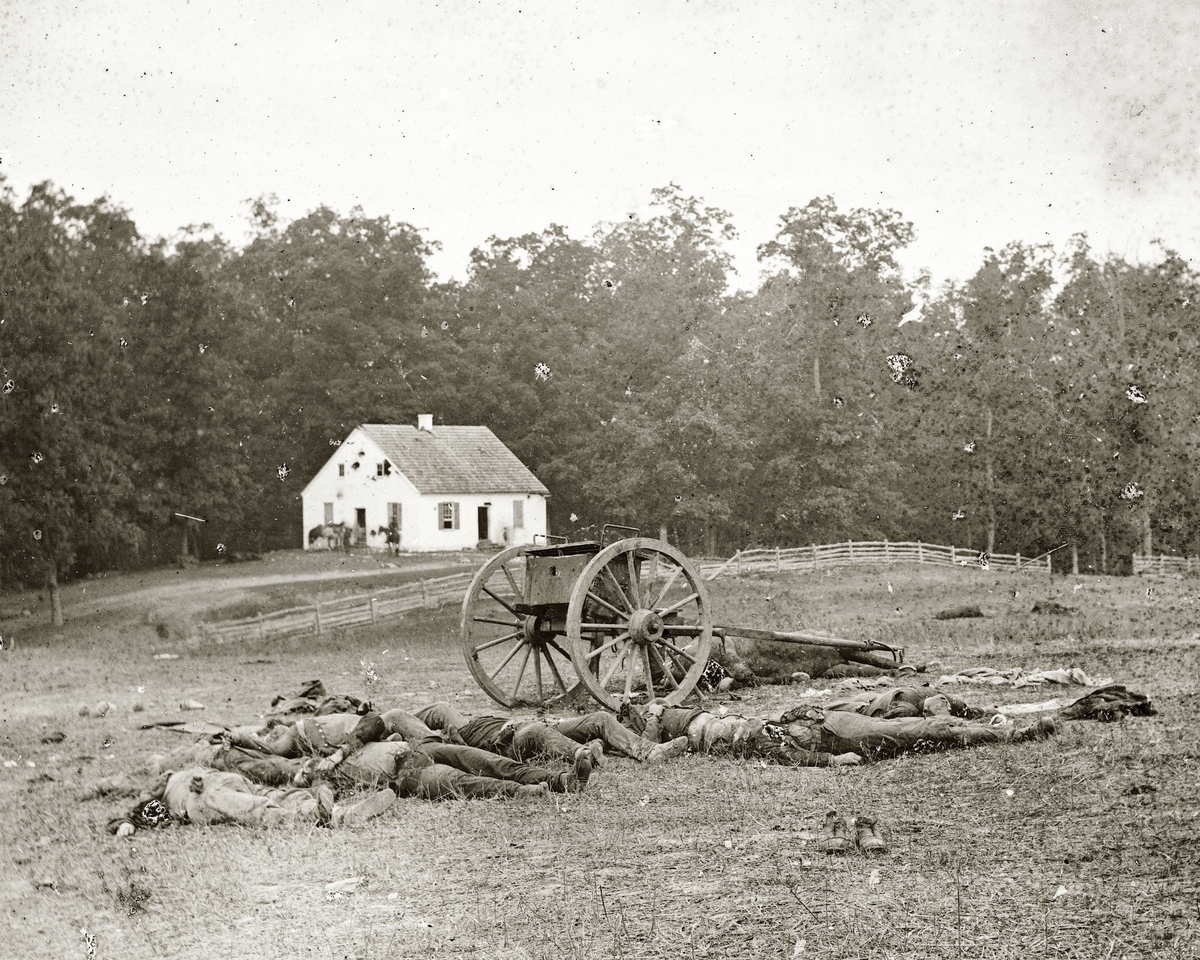 Dead by the Church, by Alexander Gardner, 1862. Source: Wikimedia Commons