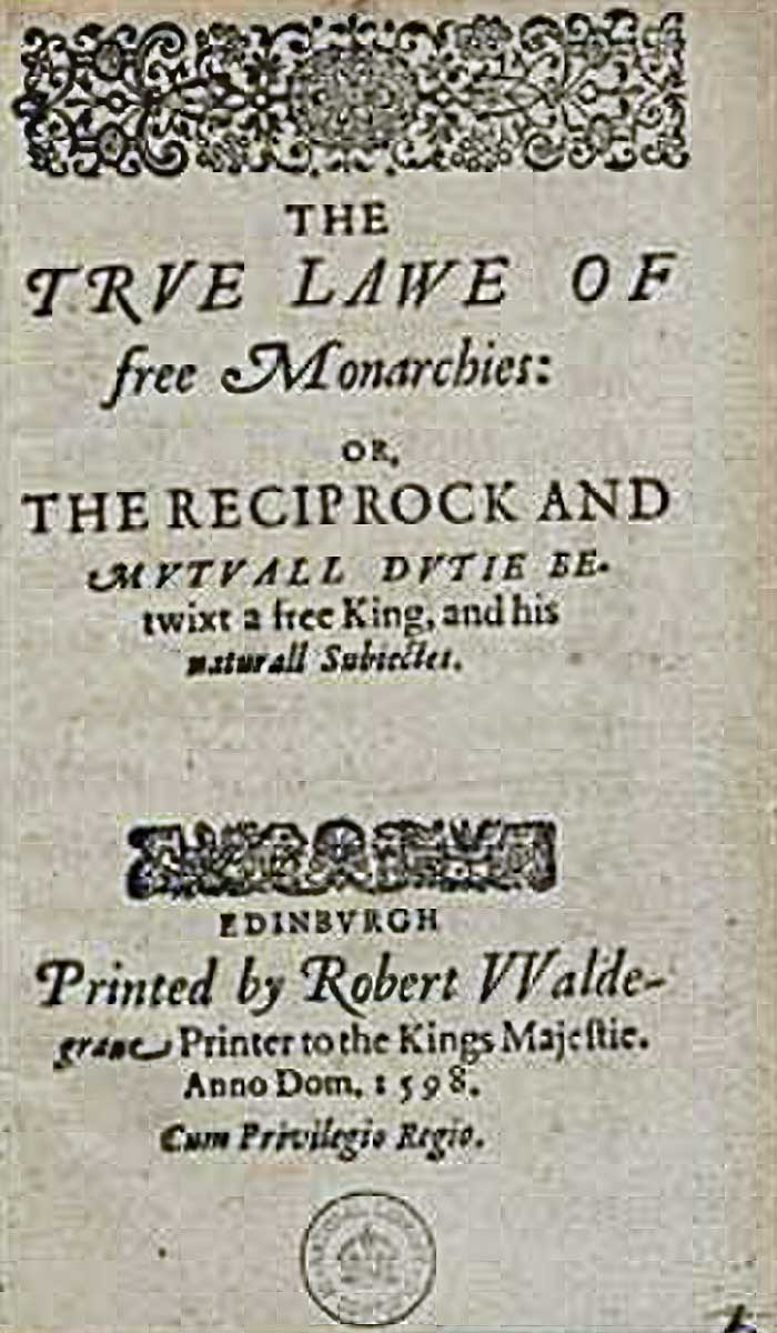 James true Law Free Monarchies