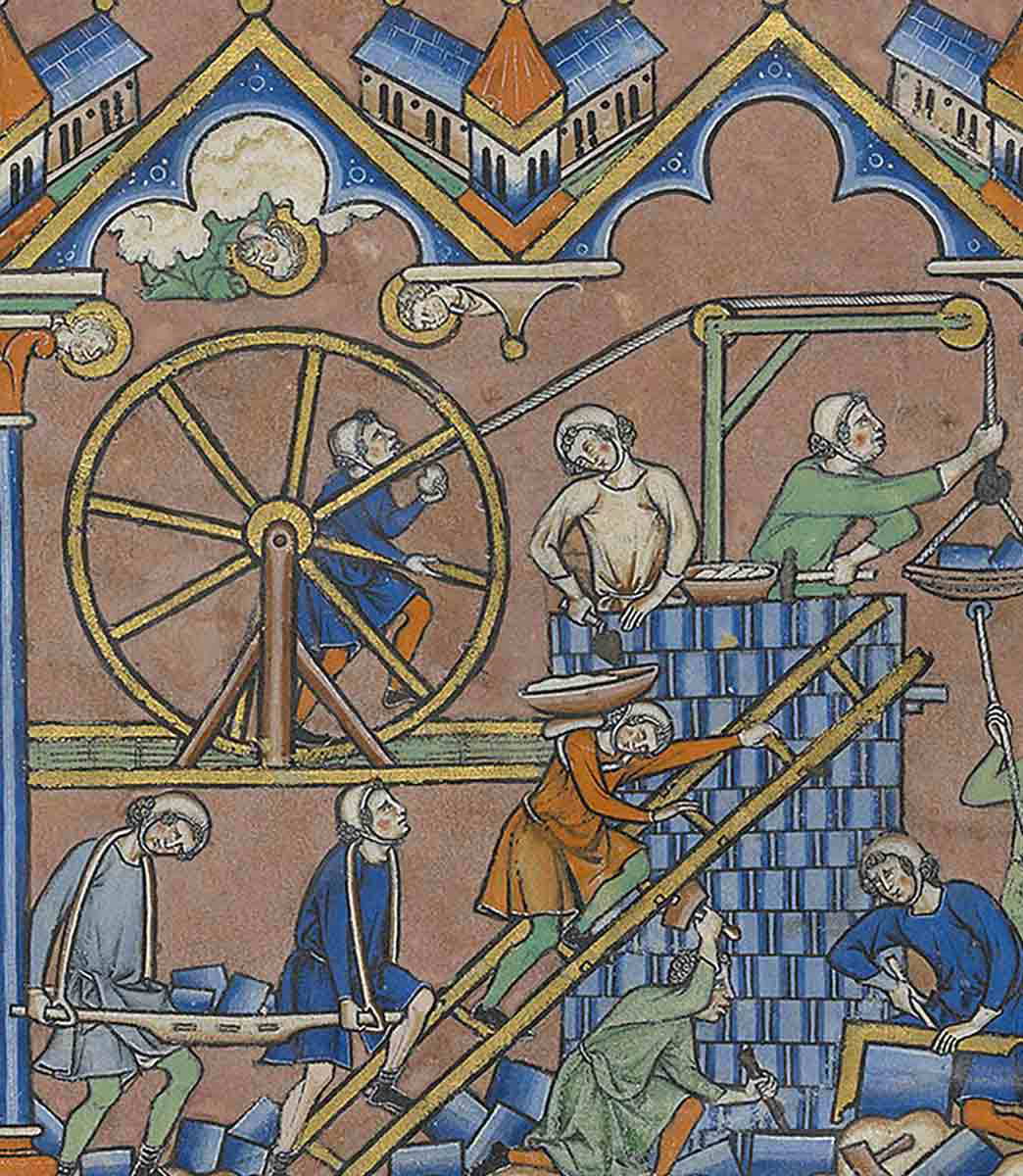 Medieval Crane Morgan MS M638