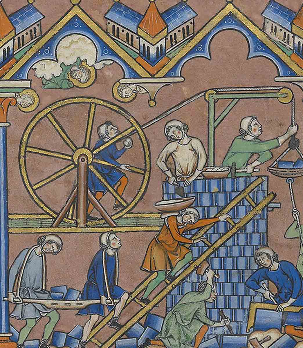Medieval Crane Morgan MS M638