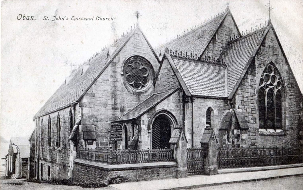 Historical Photo of St John's Scottish Episcopal Cathedral. Source: St John's Oban