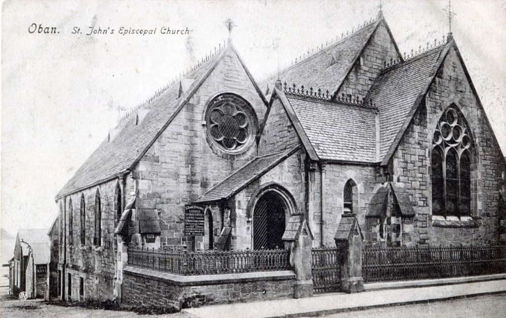 Historical Photo of St John's Scottish Episcopal Cathedral. Source: St John's Oban