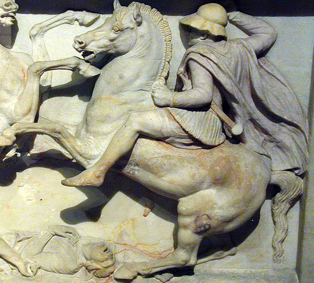 Thessalian cavalry Alexander Sarcophagus Istanbul