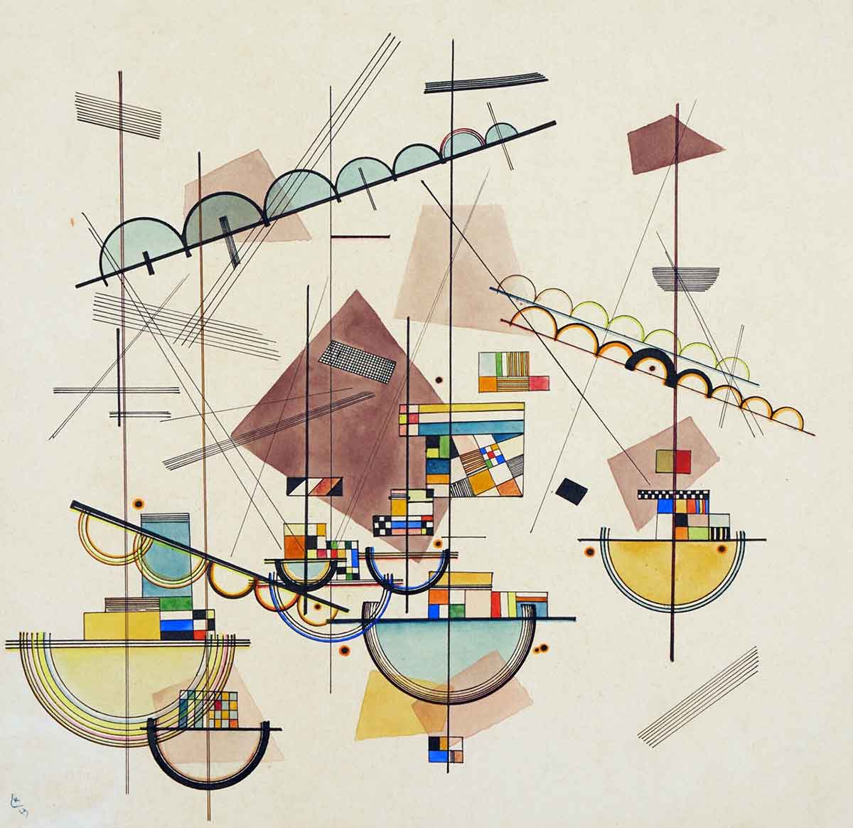 abstract art kandinsky lyrical painting