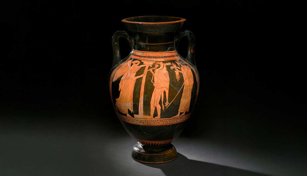 amphora herakles olympos apotheosis