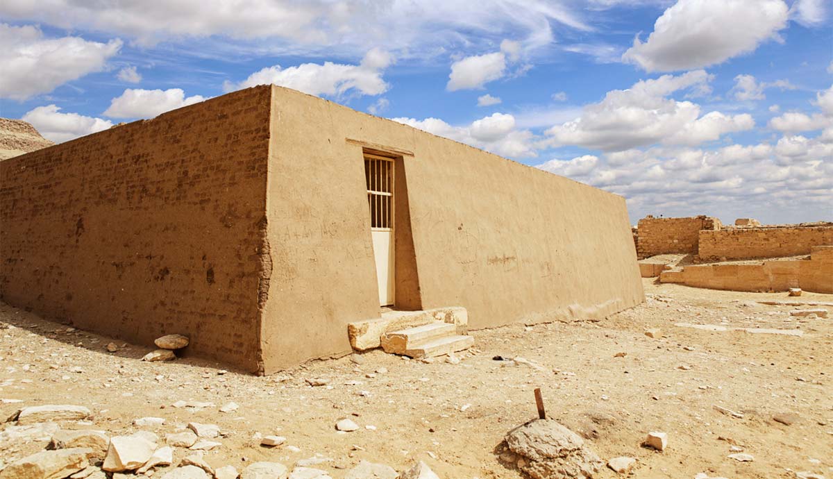 Mastaba tomb at Saqqara, Egypt