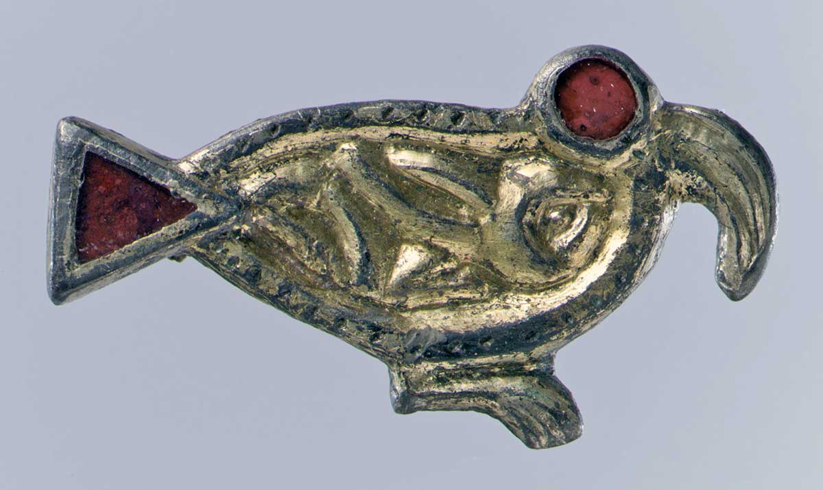 anglo saxon bird shaped broach sixth century