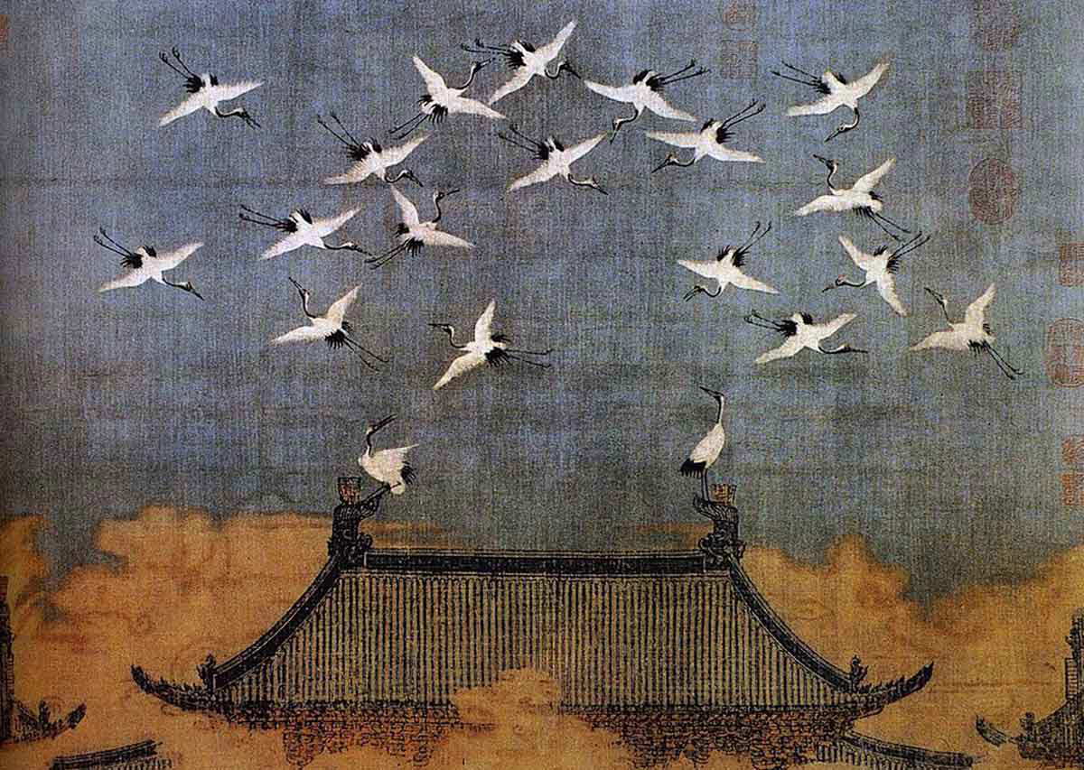 auspicious cranes