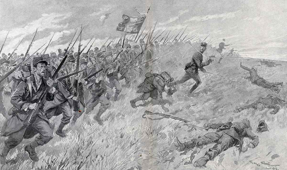 bayonet charge wwi christmas truce french soldiers
