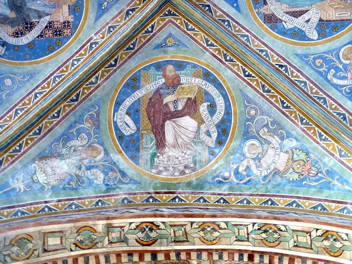bergen church habakkuk fresco