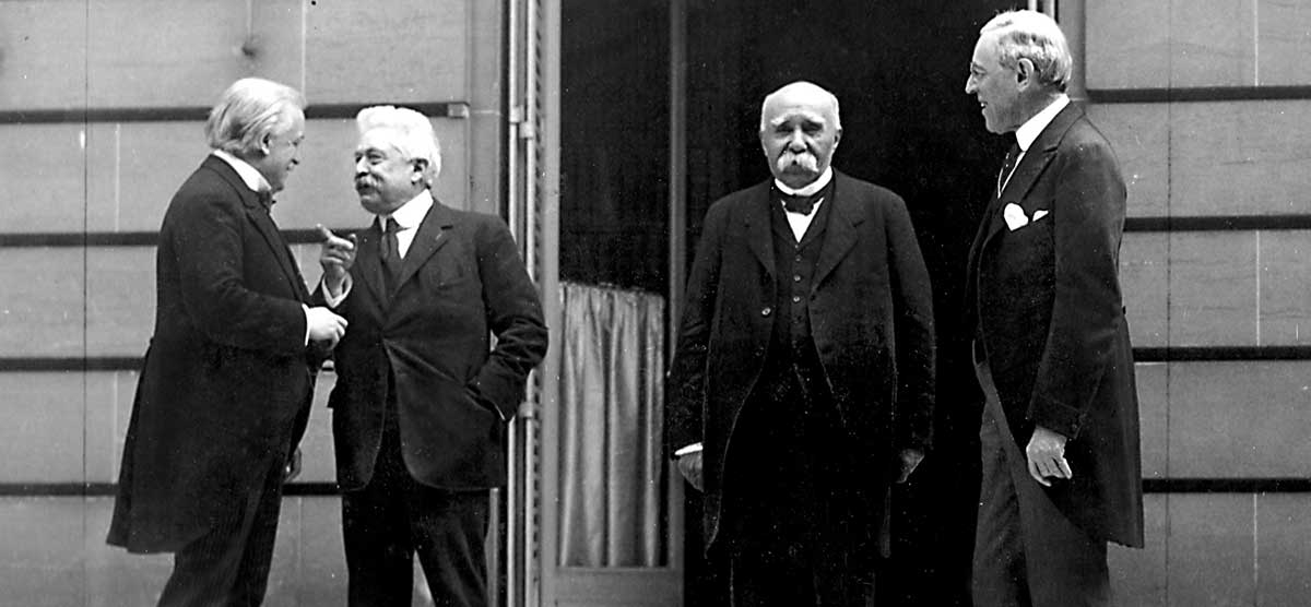 big four peace of paris treaty of versailles