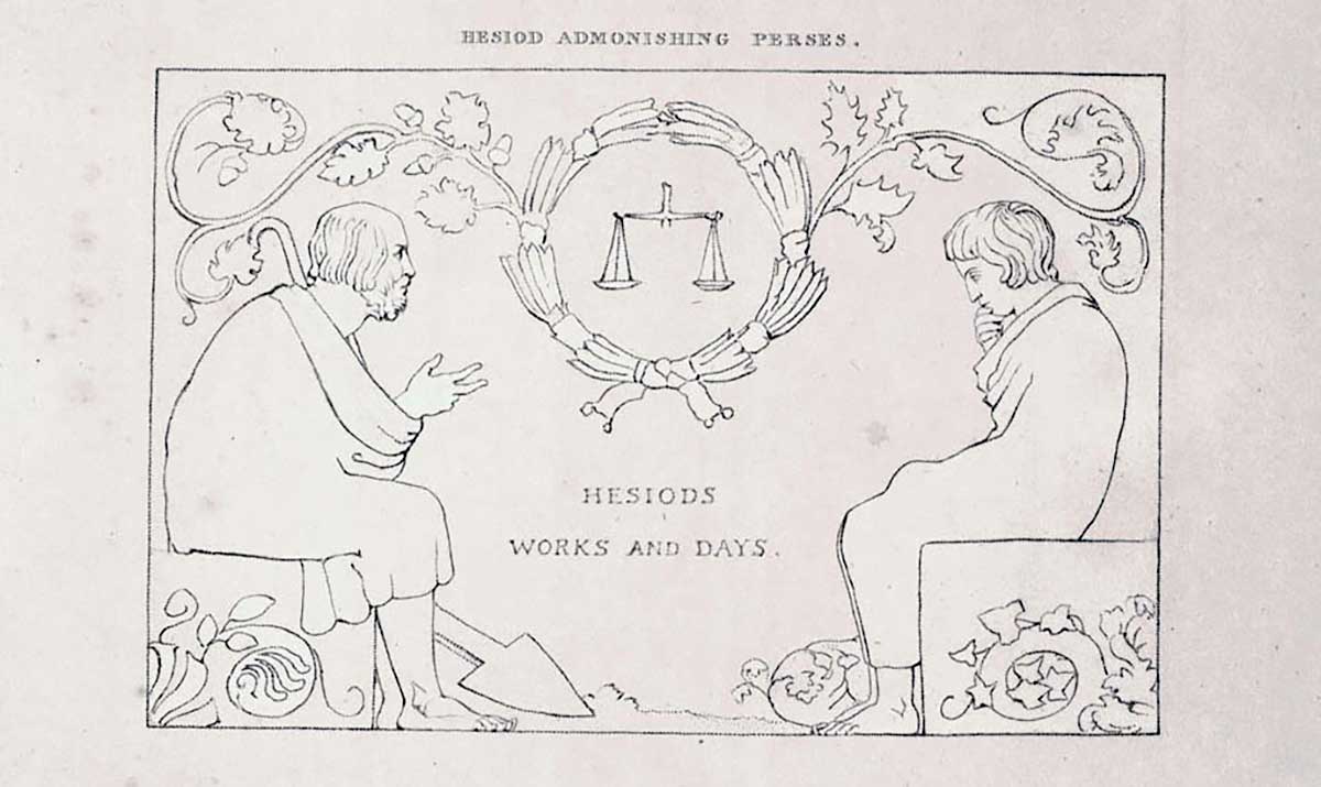 blake hesiod admonishing perses etching