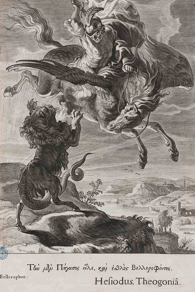bloemaert temple muses bellerophon print