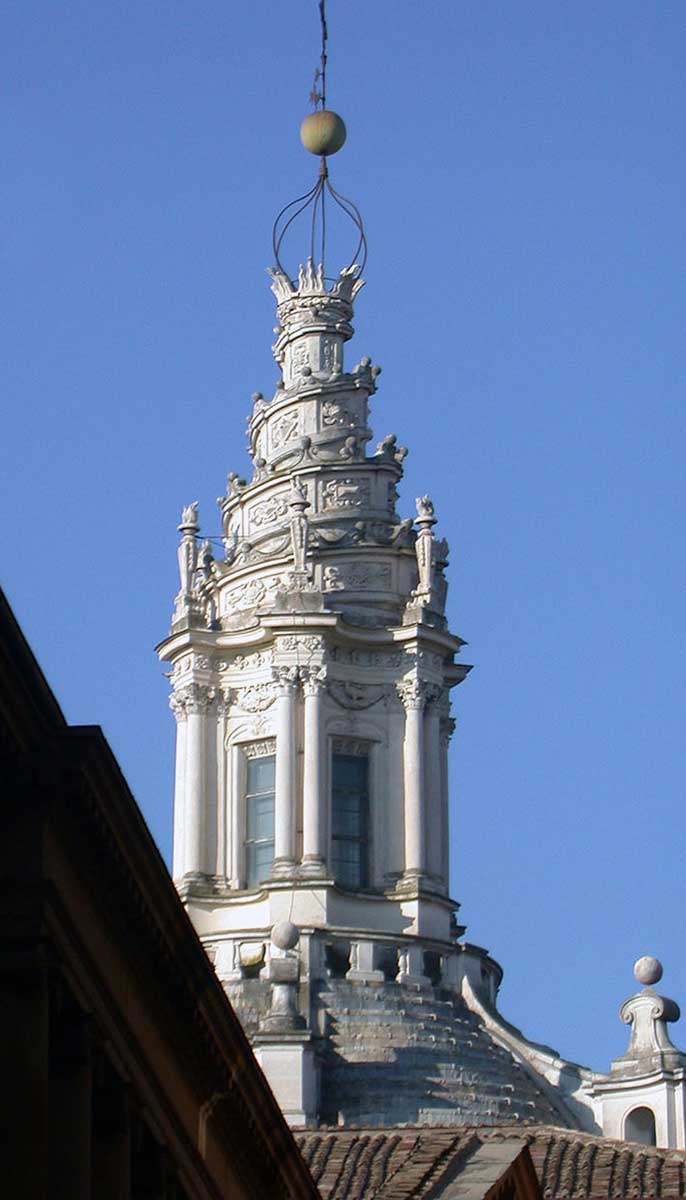 borromini sant ivo alla sapienza lantern