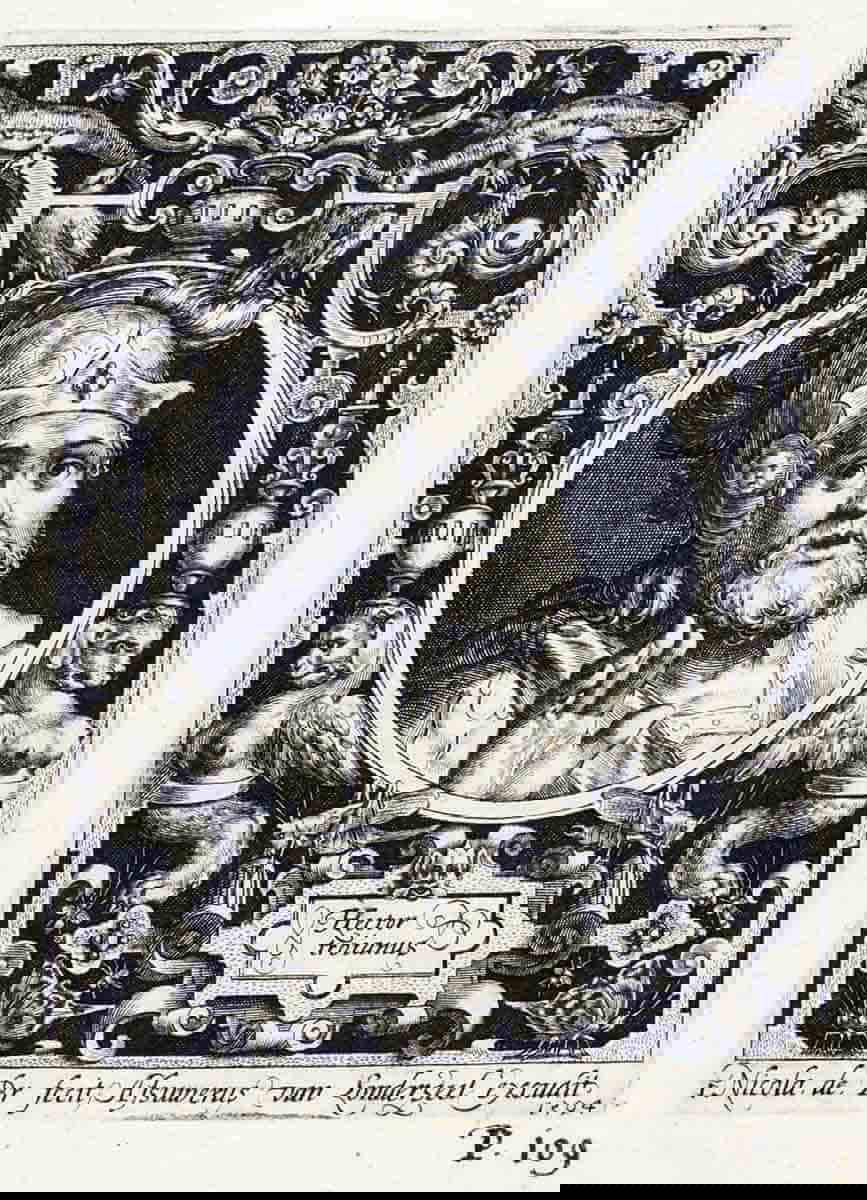 bruyn hector troy worthies engraving
