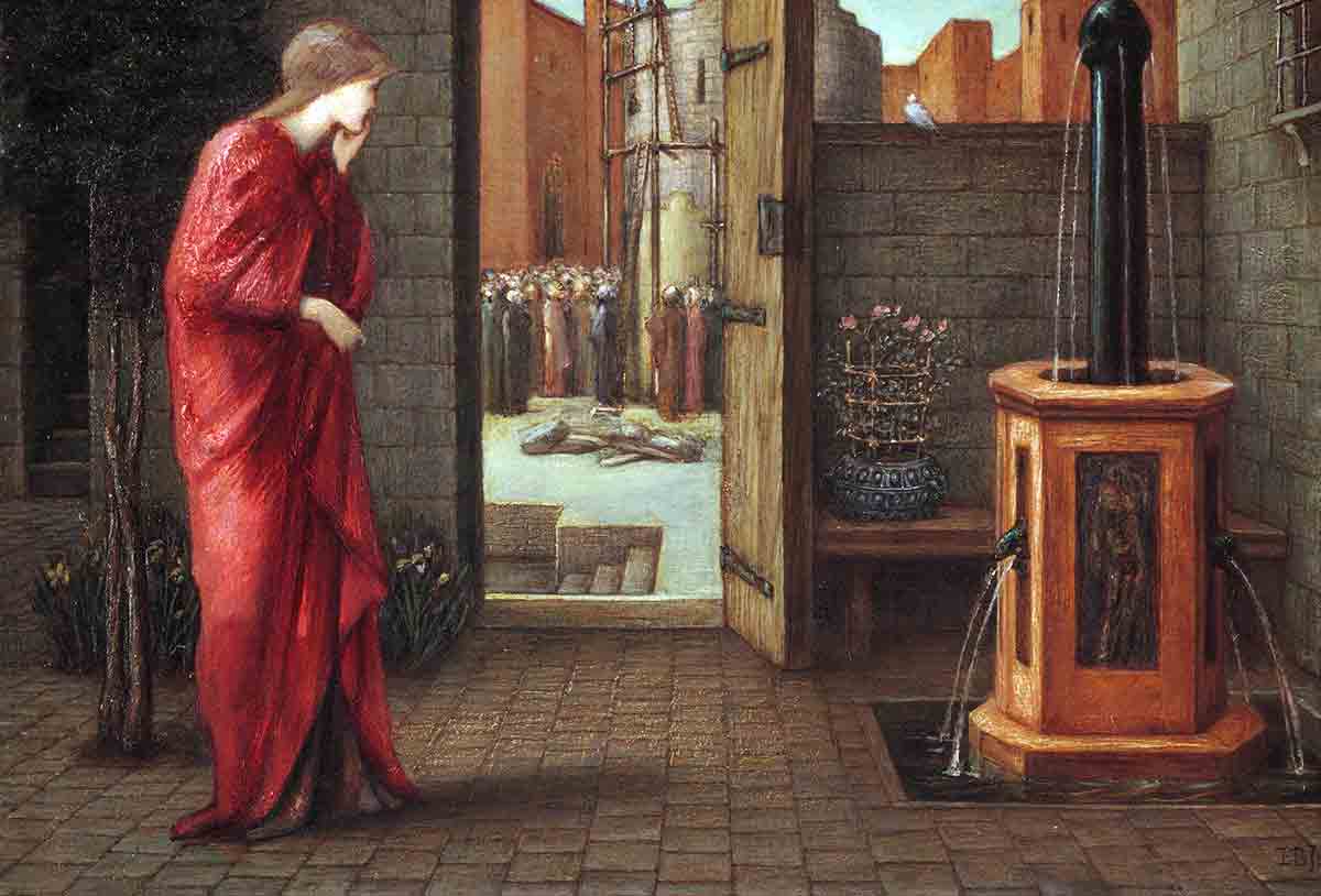 burne jones danaë building brazen tower