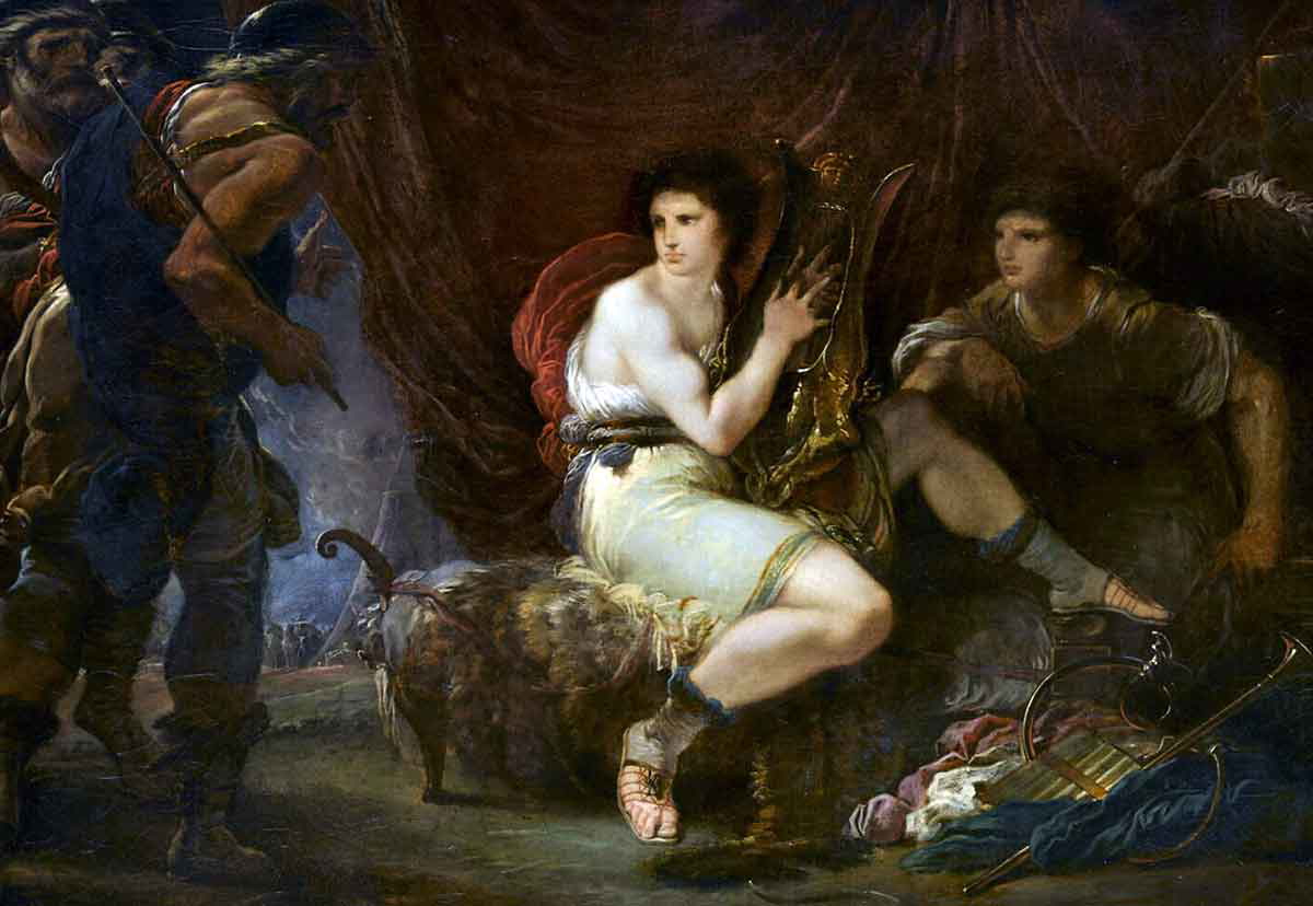 cades achilles patroclus tent painting