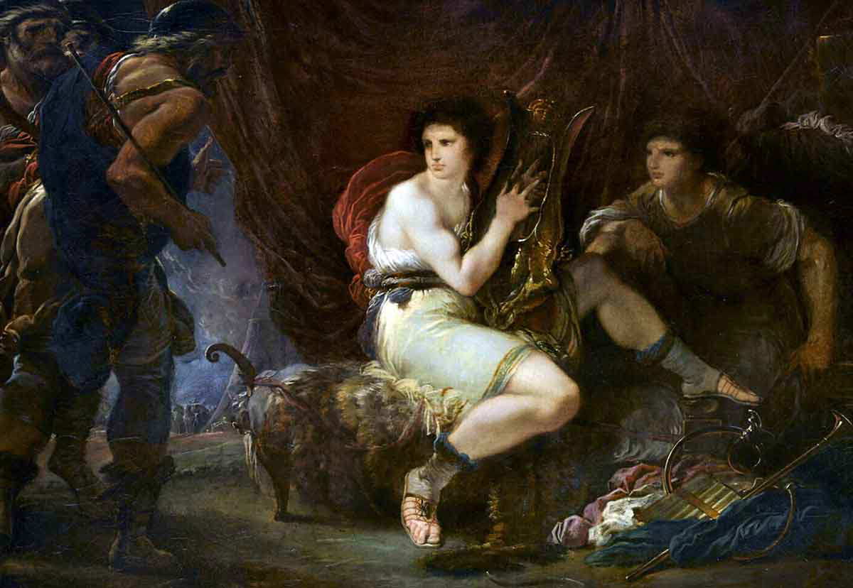 cades achilles patroclus tent painting