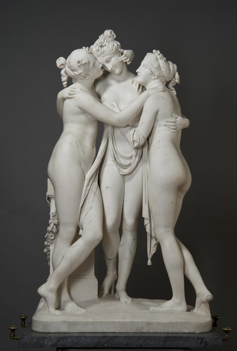 canova three graces statue