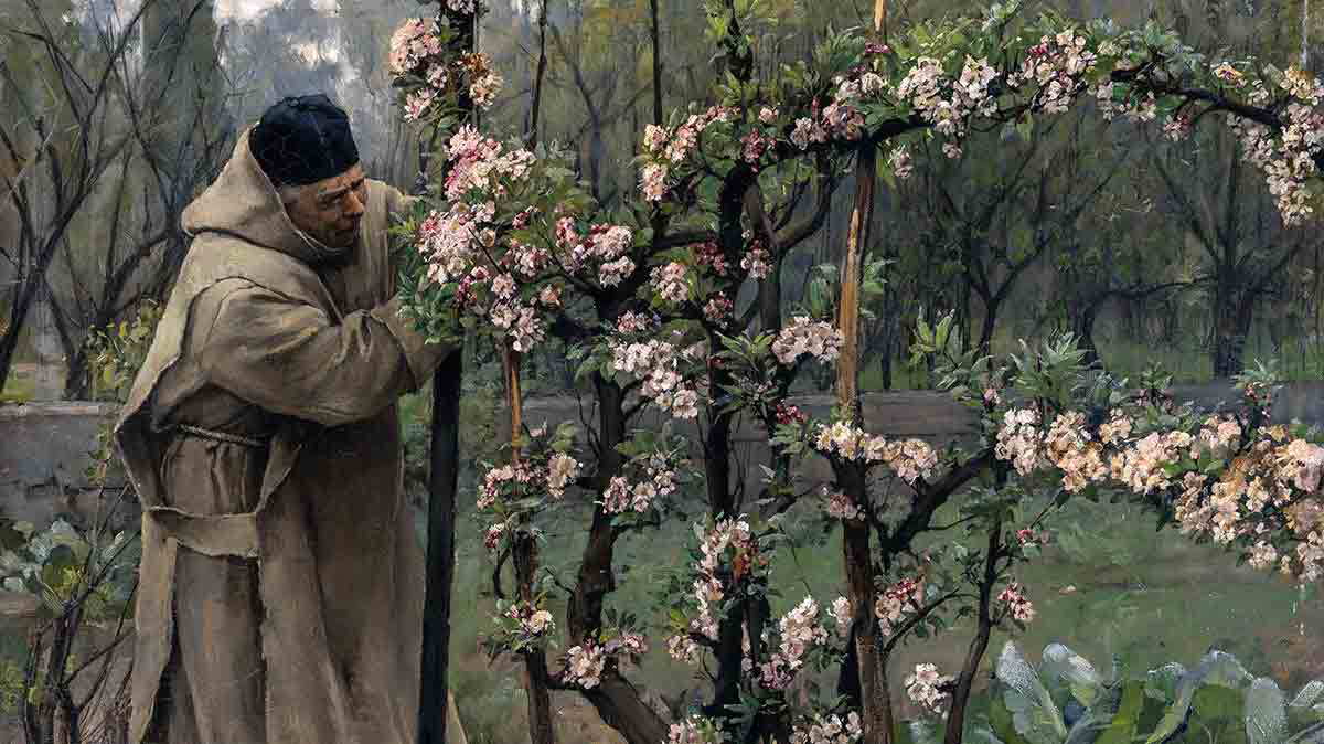 carl-gustaf-hellqvist-monk-gardening
