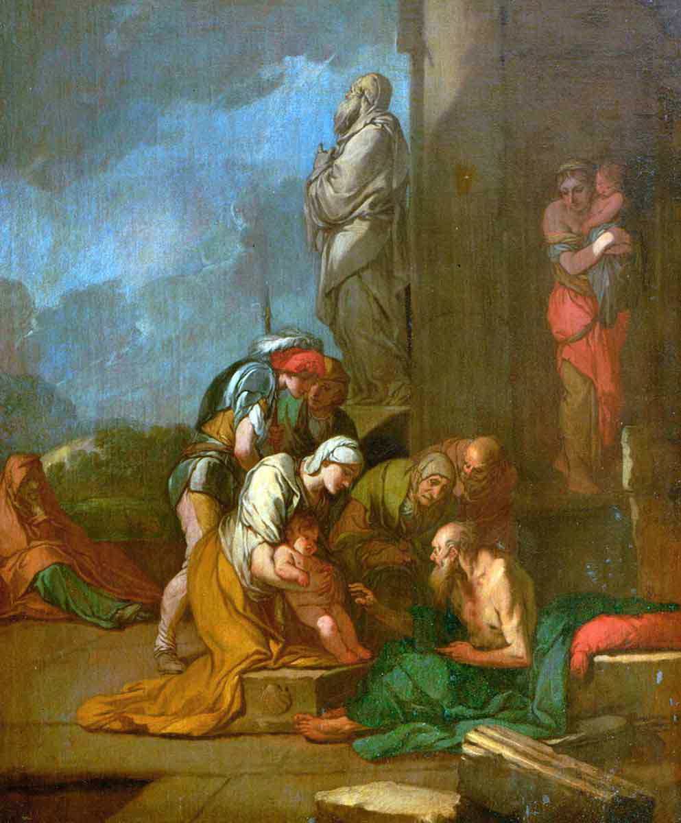 carpioni nymph liriope narcissus tiresias painting