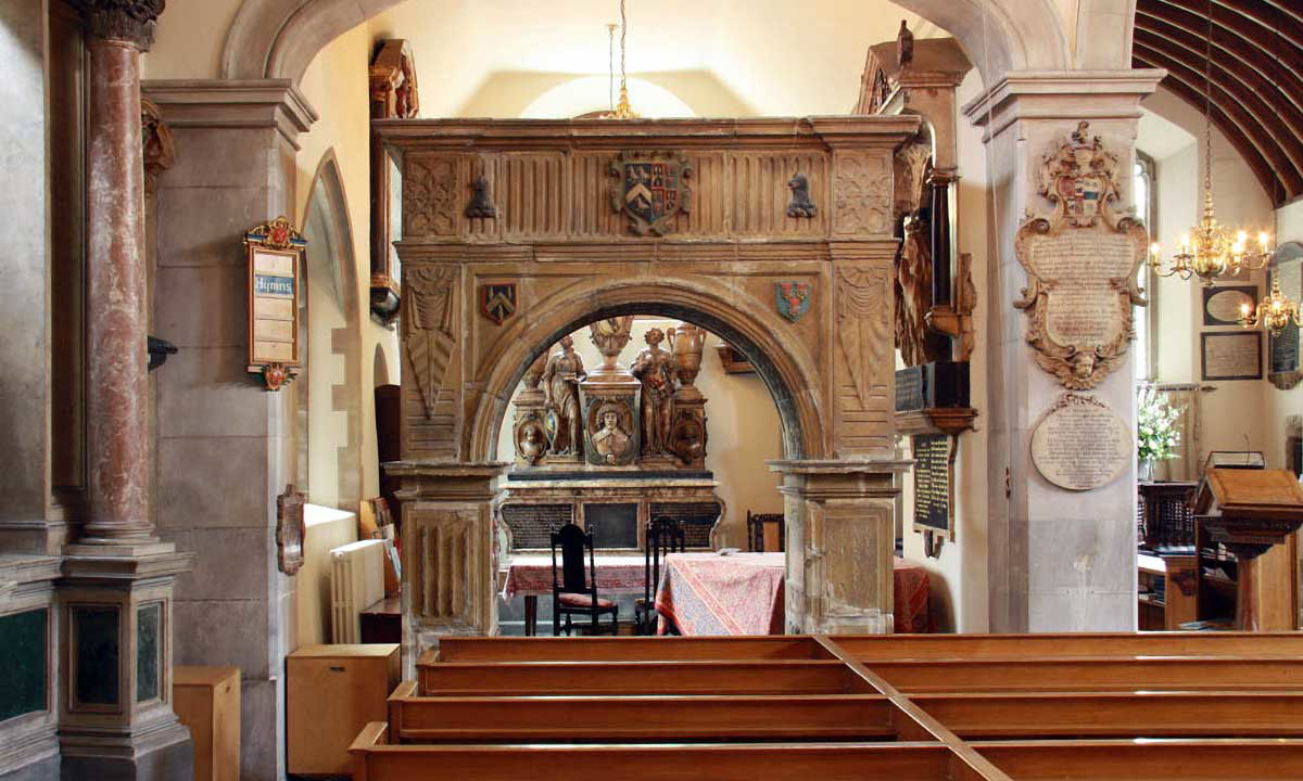 chelsea old church interior middlesex