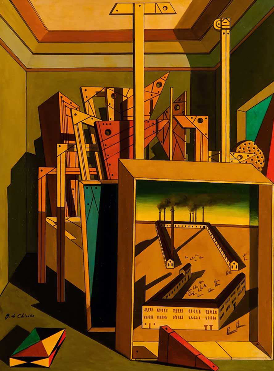 chirico interno metafisico